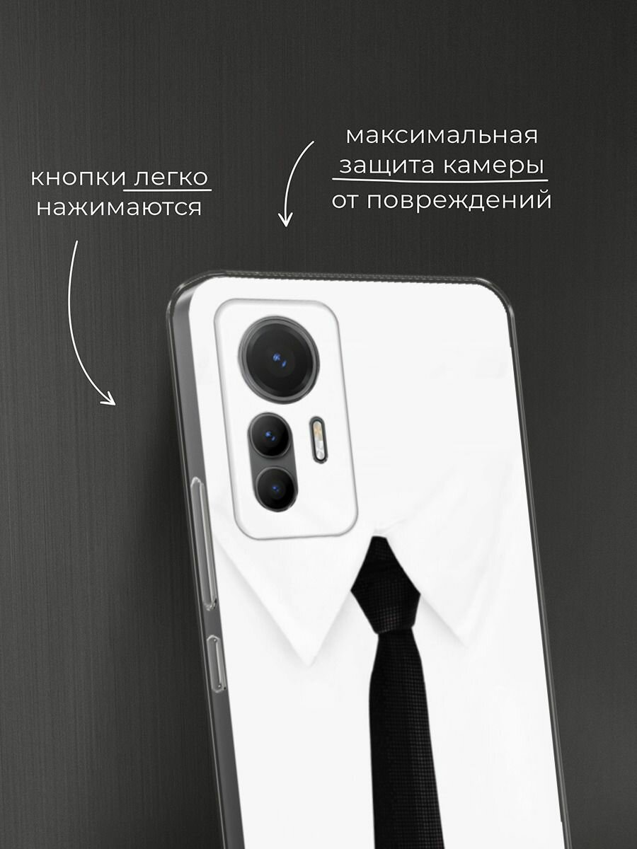 Силиконовый чехол на Xiaomi 12 Lite / Сяоми 12 Лайт с принтом "Галстук" — фото 1