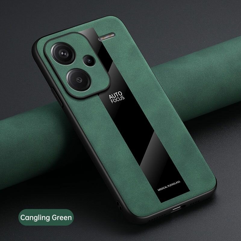 Чехол на Xiaomi Redmi Note 13 Pro+Plus 5G(Редми Нот 13 Про Плюс ) Роскошная кожа противоударный с защитой камеры