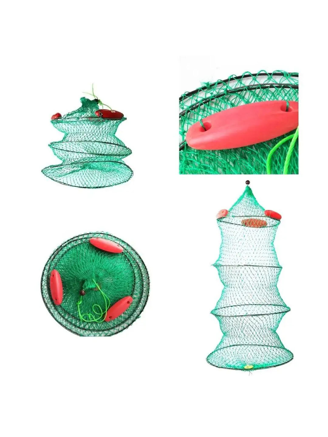 Садок рыболовный с поплавками — фото 1