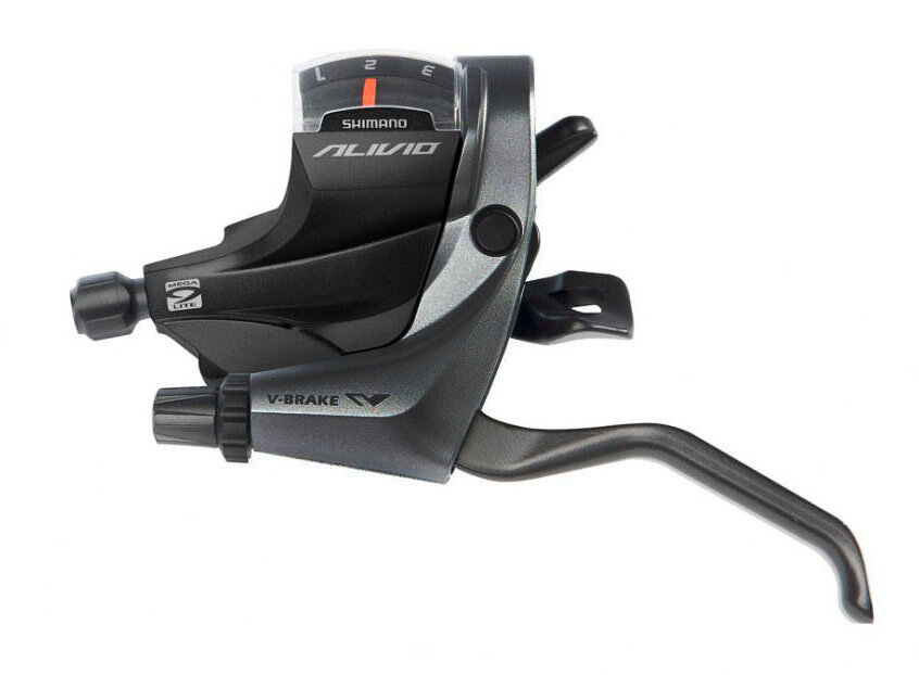 Шифтер-тормозная ручка левая Shimano Alivio ST-M4000-L 3 скорости.