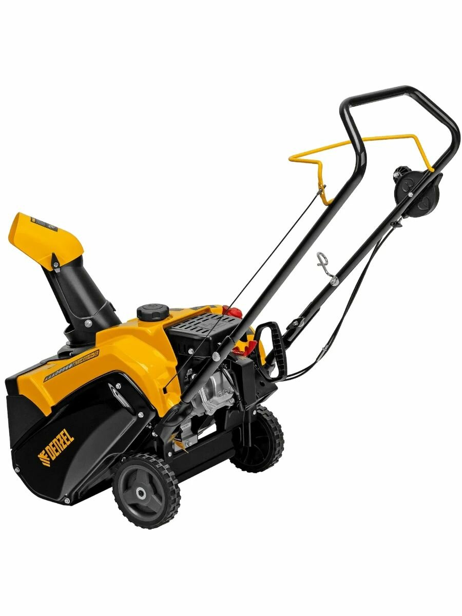 Снегоуборщик бензиновый Denzel SB 460 3 л. с ручной старт желтый/черный