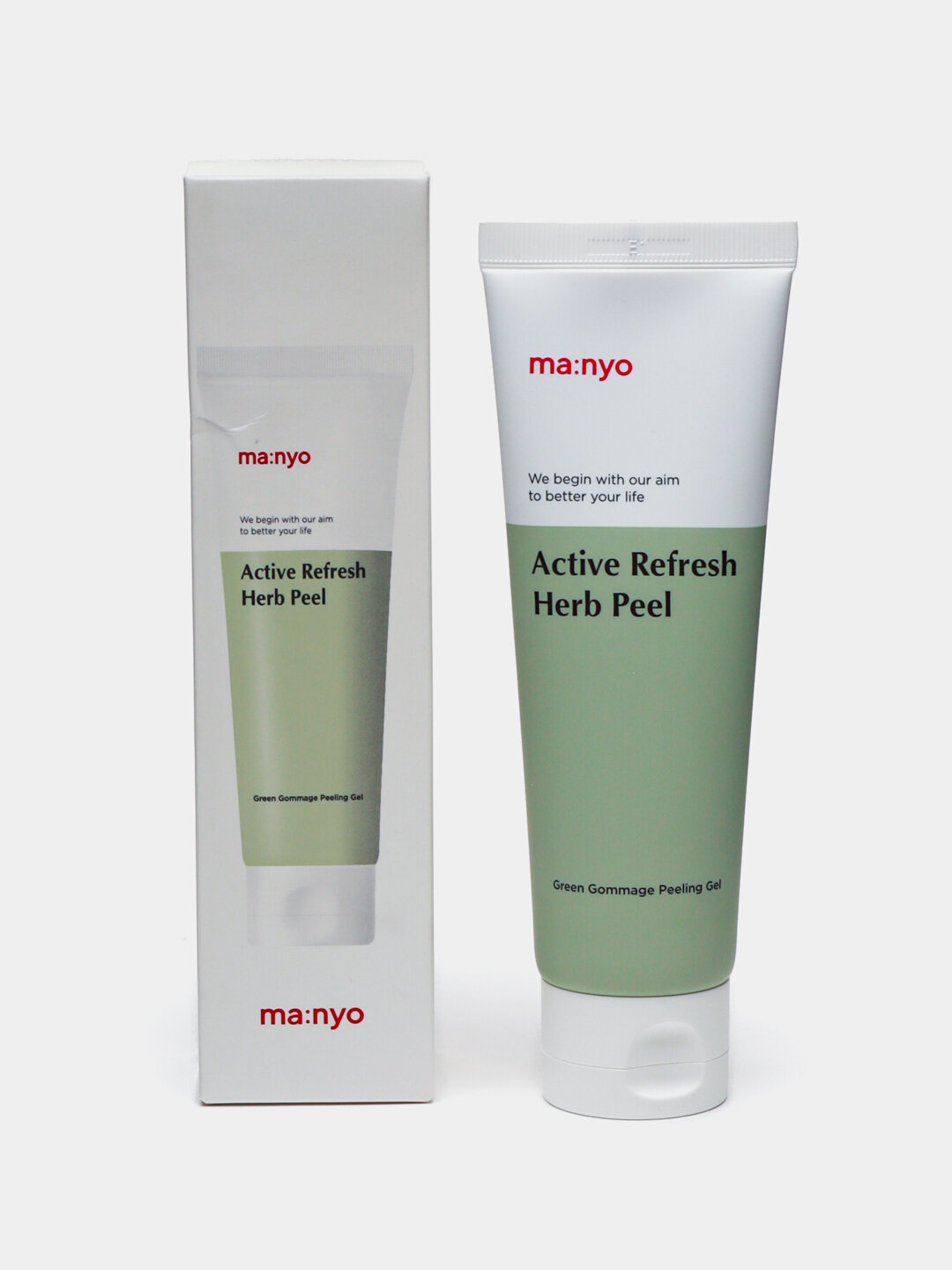 Освежающий пилинг-гель для лица, Manyo, Active Refresh Herb Peel, 120 мл — фото 1