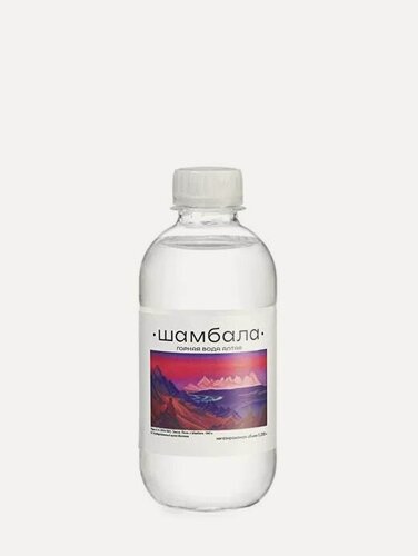 Изображение товара Алтайская горная вода Шамбала/shambala негазированная ПЭТ 0.285л (20 штук)
