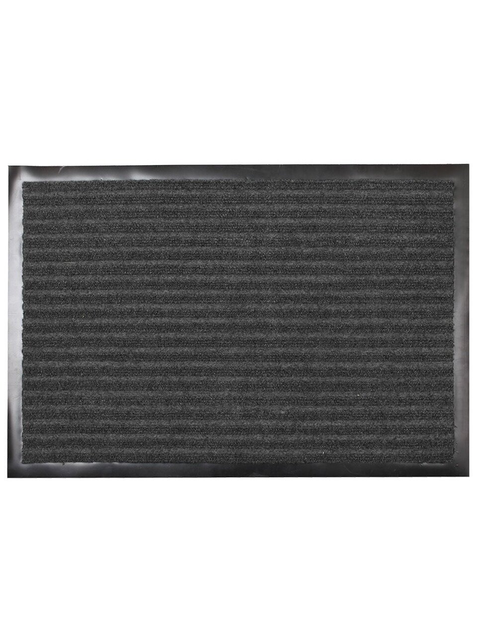 Коврик придверный в прихожую грязезащитный 90х150 см серый