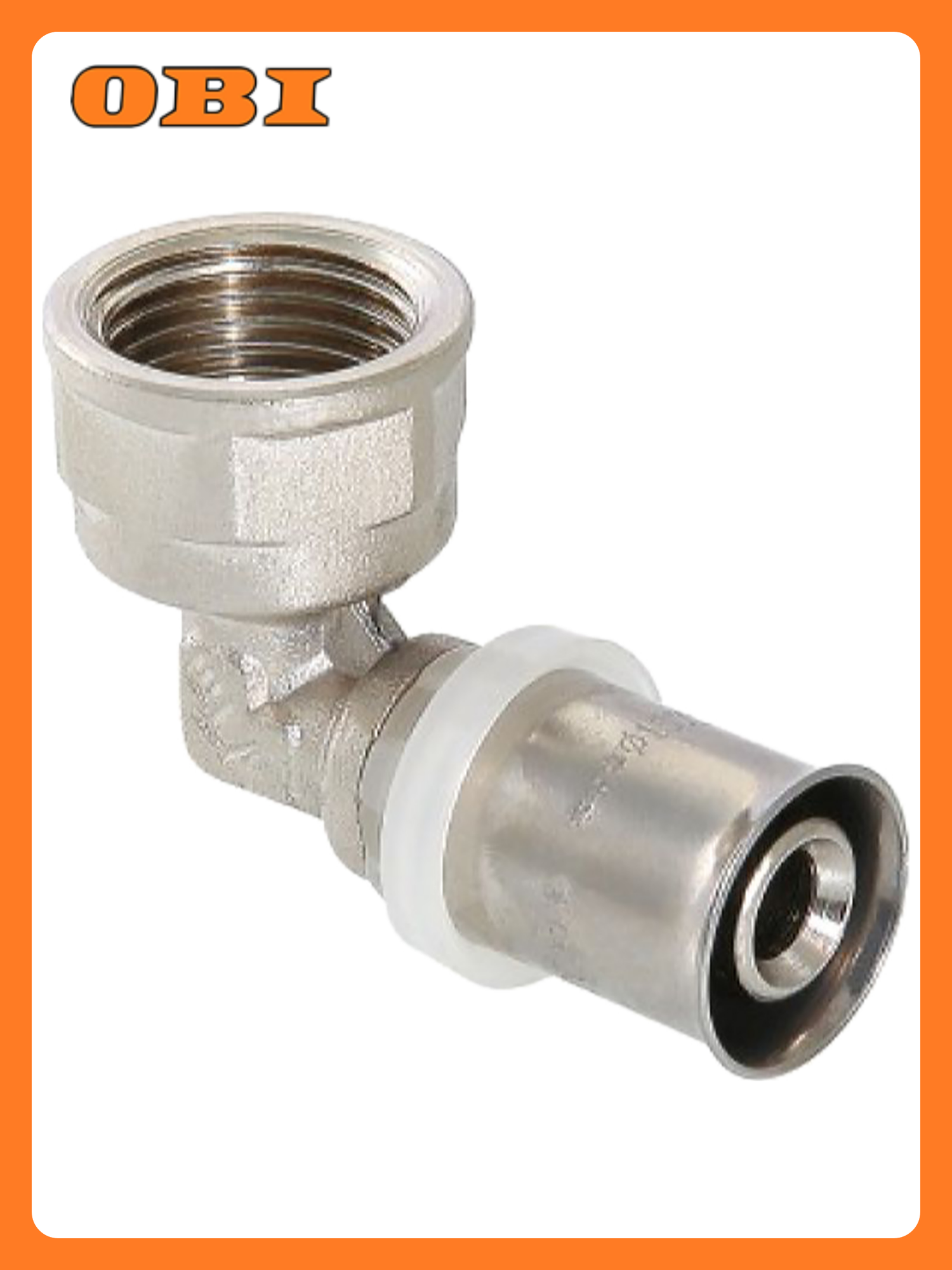 Угольник латунь никелированный VALTEC VTm.252. N 3/4