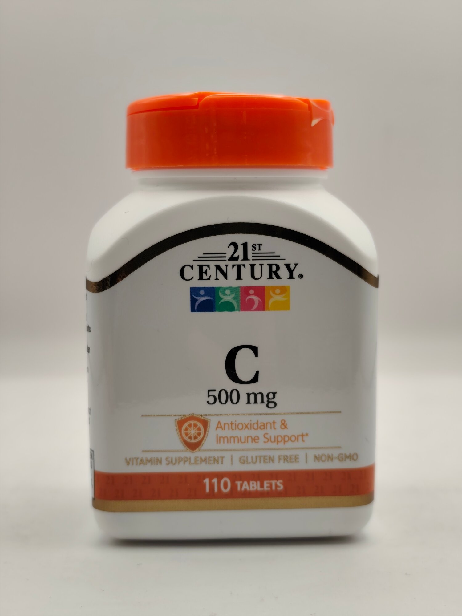 21st Century, витамин C, 500 мг, 110 таблеток, укрепляет иммунитет