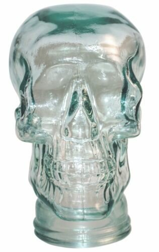 Декор для стола "Череп"; стекло; H30см; прозр. — фото 1