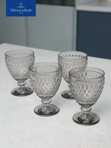 Изображение товара Набор бокалов для воды 410 мл, 4 шт, Boston Coloured smoke, Villeroy & Boch, Хрустальное стекло