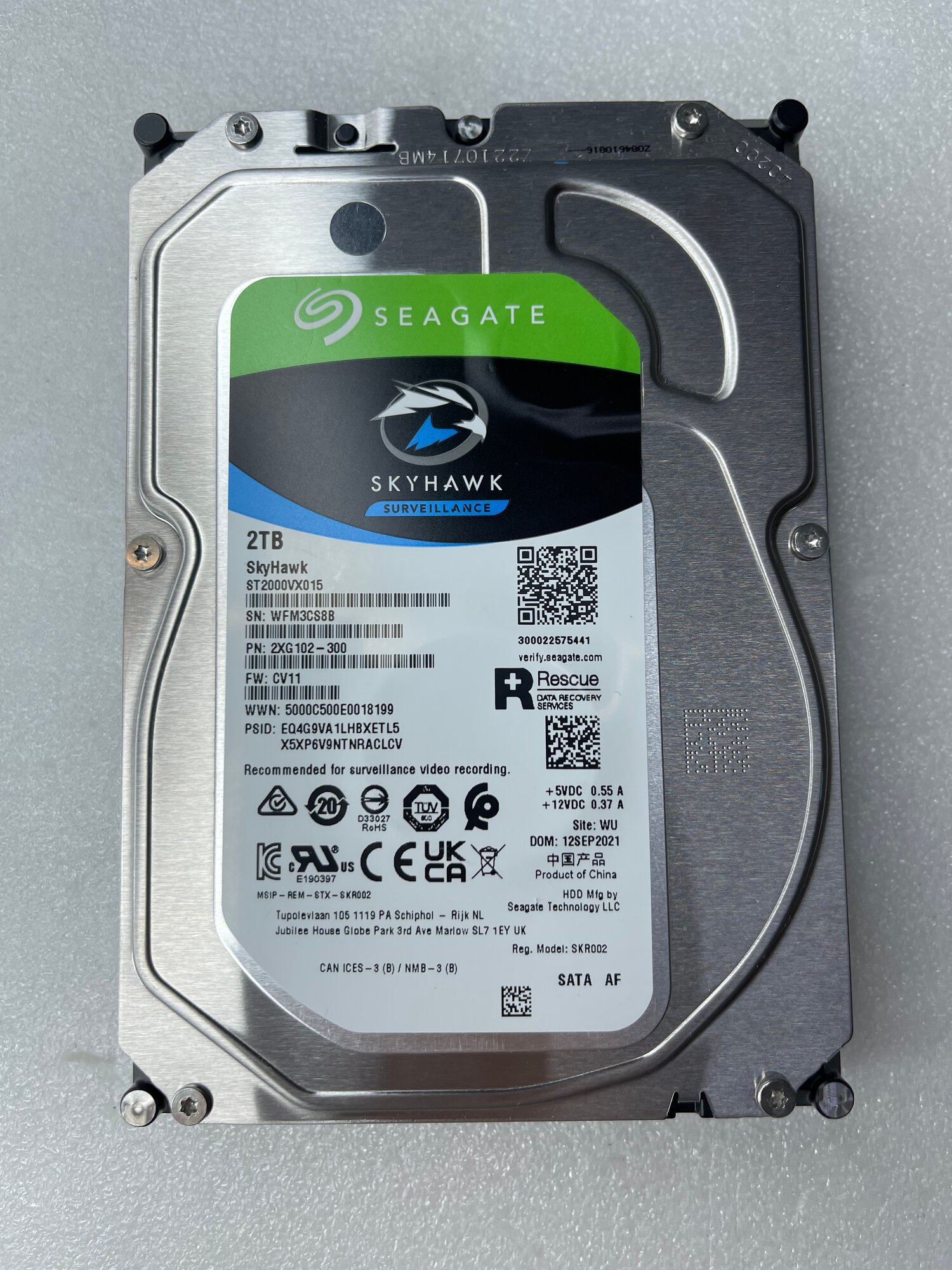 Жесткий диск 2Tb - Seagate FireCuda SSHD ST2000LX001 — купить по