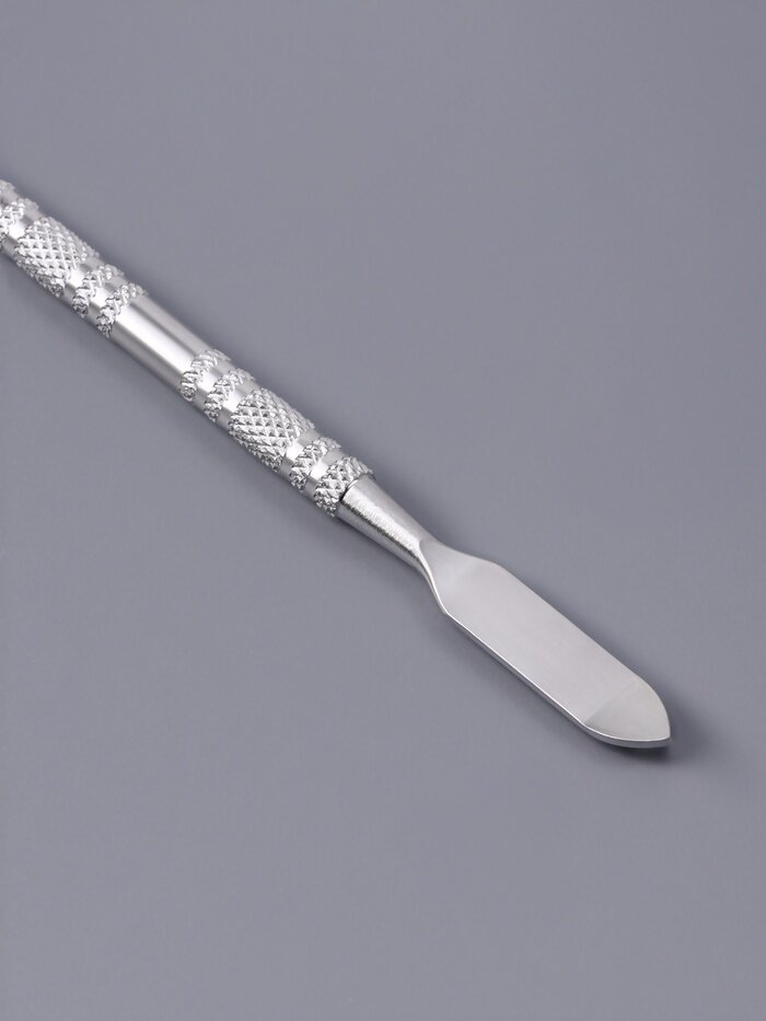 Набор для макияжа, 2 предмета: палитра, спатула, цвет серебристый — фото 1