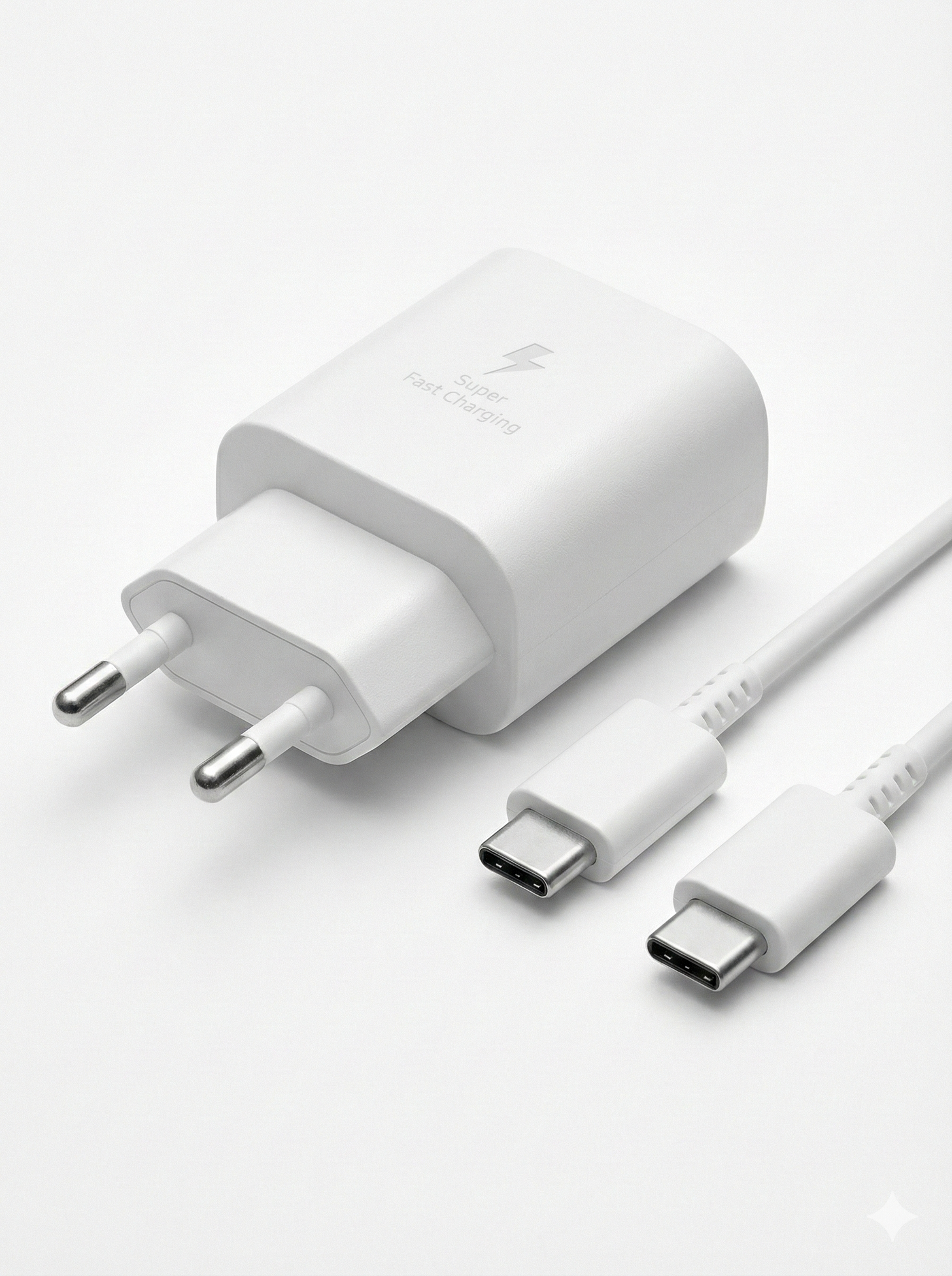 Зарядное устройство Samsung 45 Вт, 25 Вт, кабель Type-C, быстрое зарядное устройство — фото 1