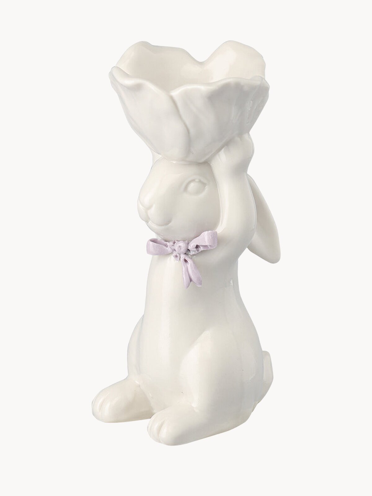 Подставка для яиц Flower Bunny кролик из доломита Easter Essential Tkano TK25-DEC-RA0001