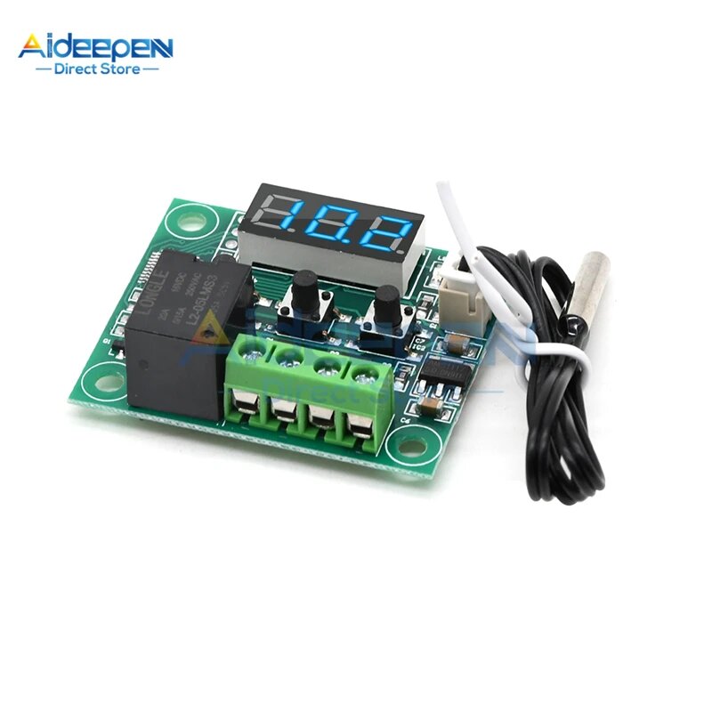 Aideepen W1209 Цифровой термостат, Blue 5V