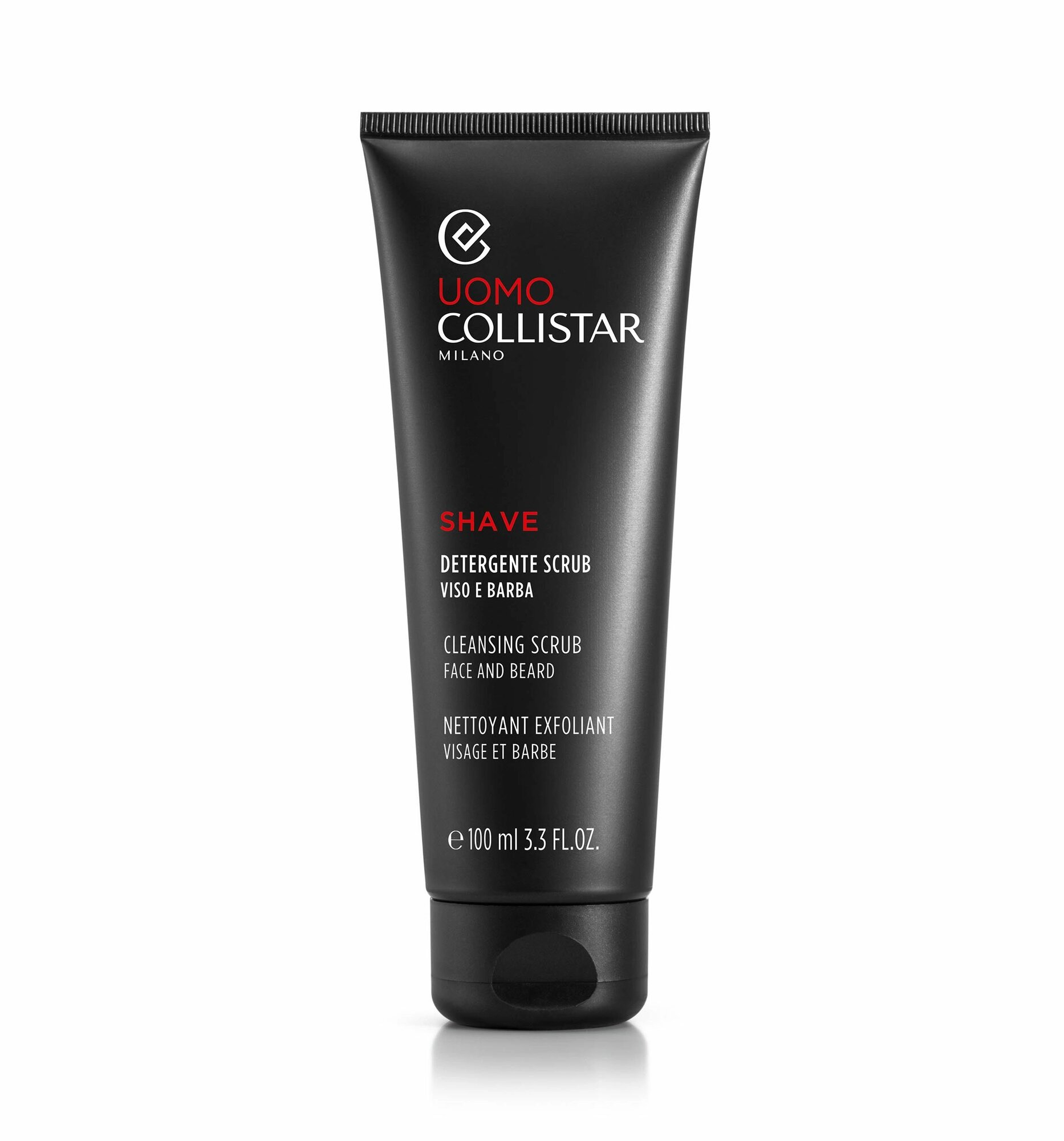 COLLISTAR Скраб для лица и бороды очищающий Cleansing Scrub Face and Beard, 100 мл