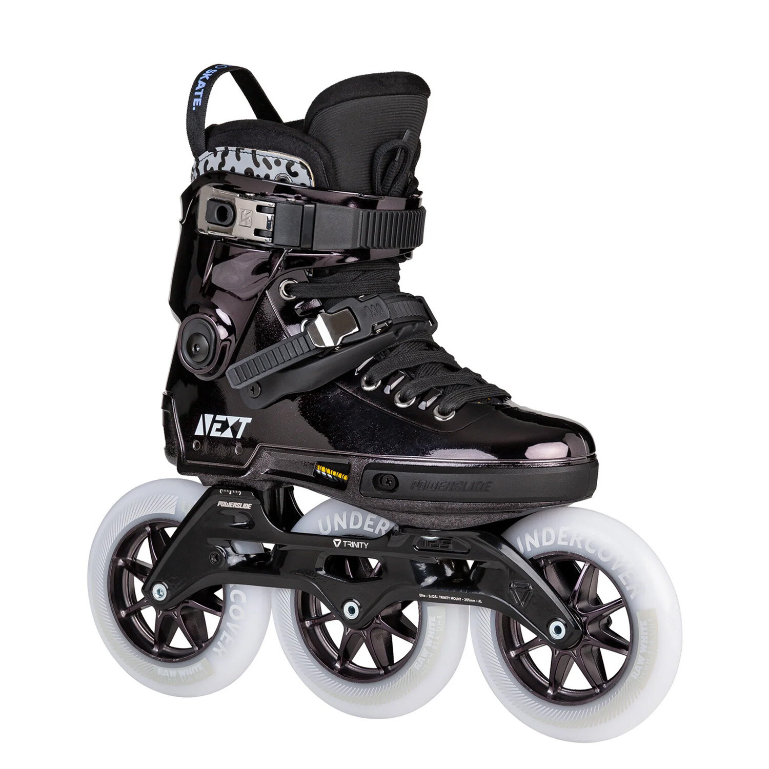 Картинки Роликовые коньки Powerslide Next 30th Anniversary 125 Black Chrome (EUR:44-45)