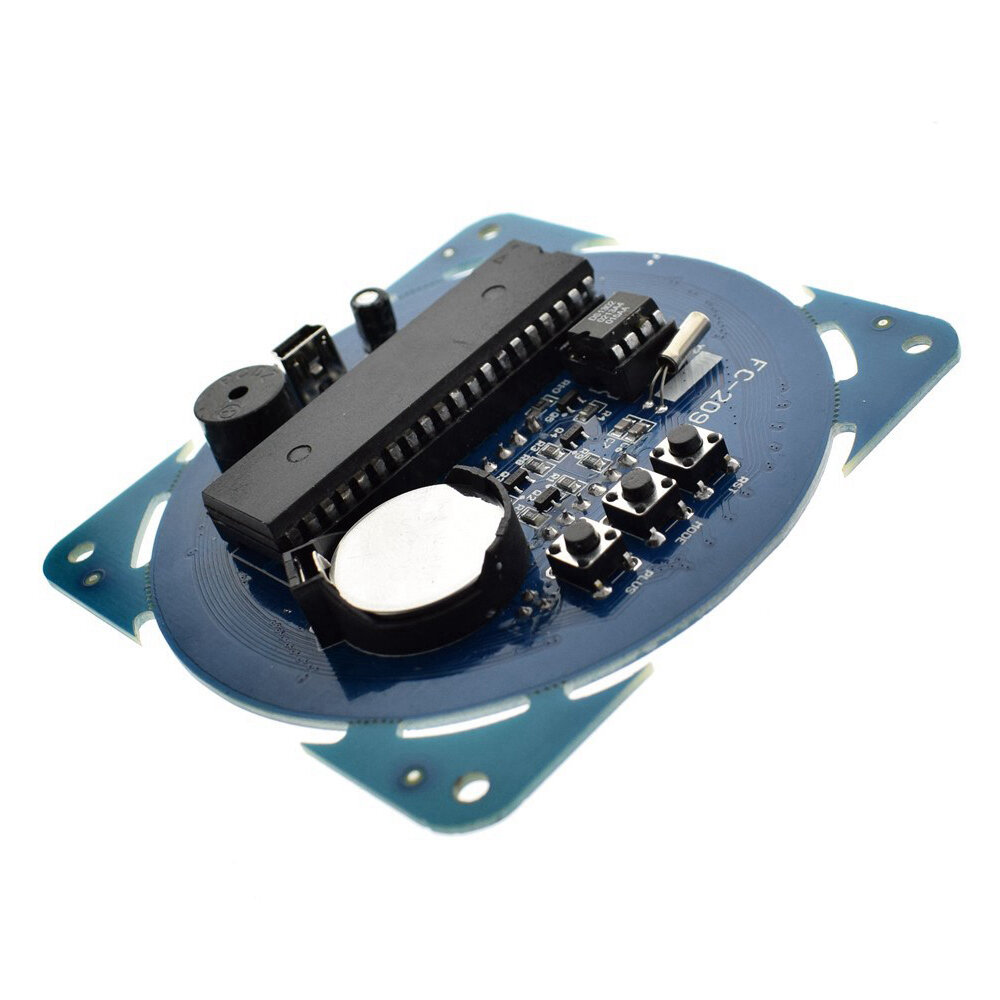 1PCS LED электронный цифровой модуль часов DS1302 вращающийся светодиодный дисплей 51 SCM обучающая доска