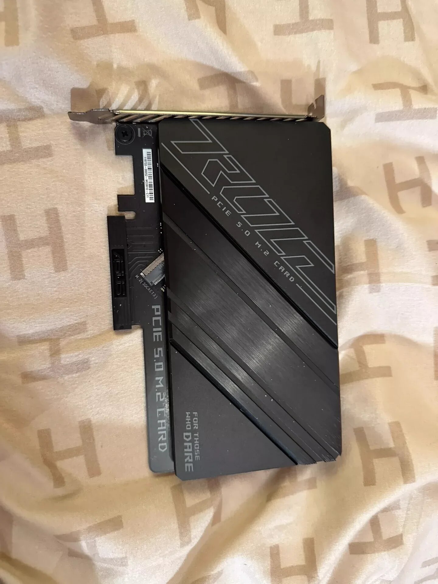 Для 1 шт.-ASUS PCIE 5.0 M.2 CARD твердая карта расширения PCIE-M.2 назад, совместимая с диском 4.0 3.0, used test is good
