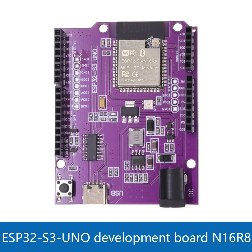 Контроллер WEMOS ESP32-S3 UNO на основе WiFi Bluetooth модуля WROOM-32 (Н)