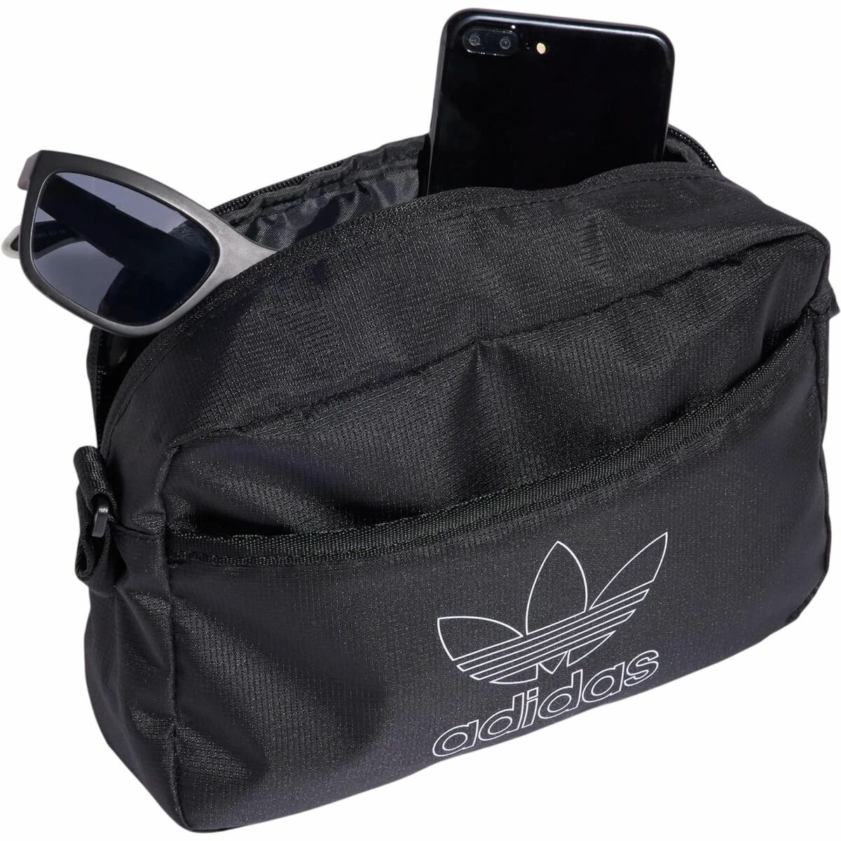 Сумка Adidas Small Airliner Bag черный мужской 100% полиэстер IS4585 — фото 1