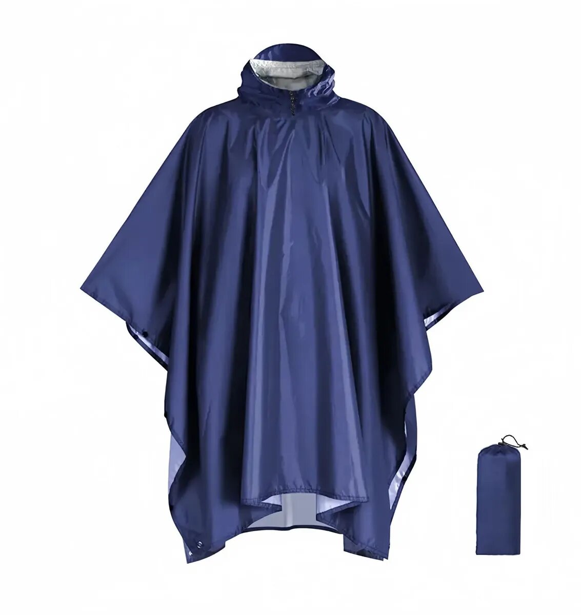 Пончо, размер M;L;XL;XXL, синий