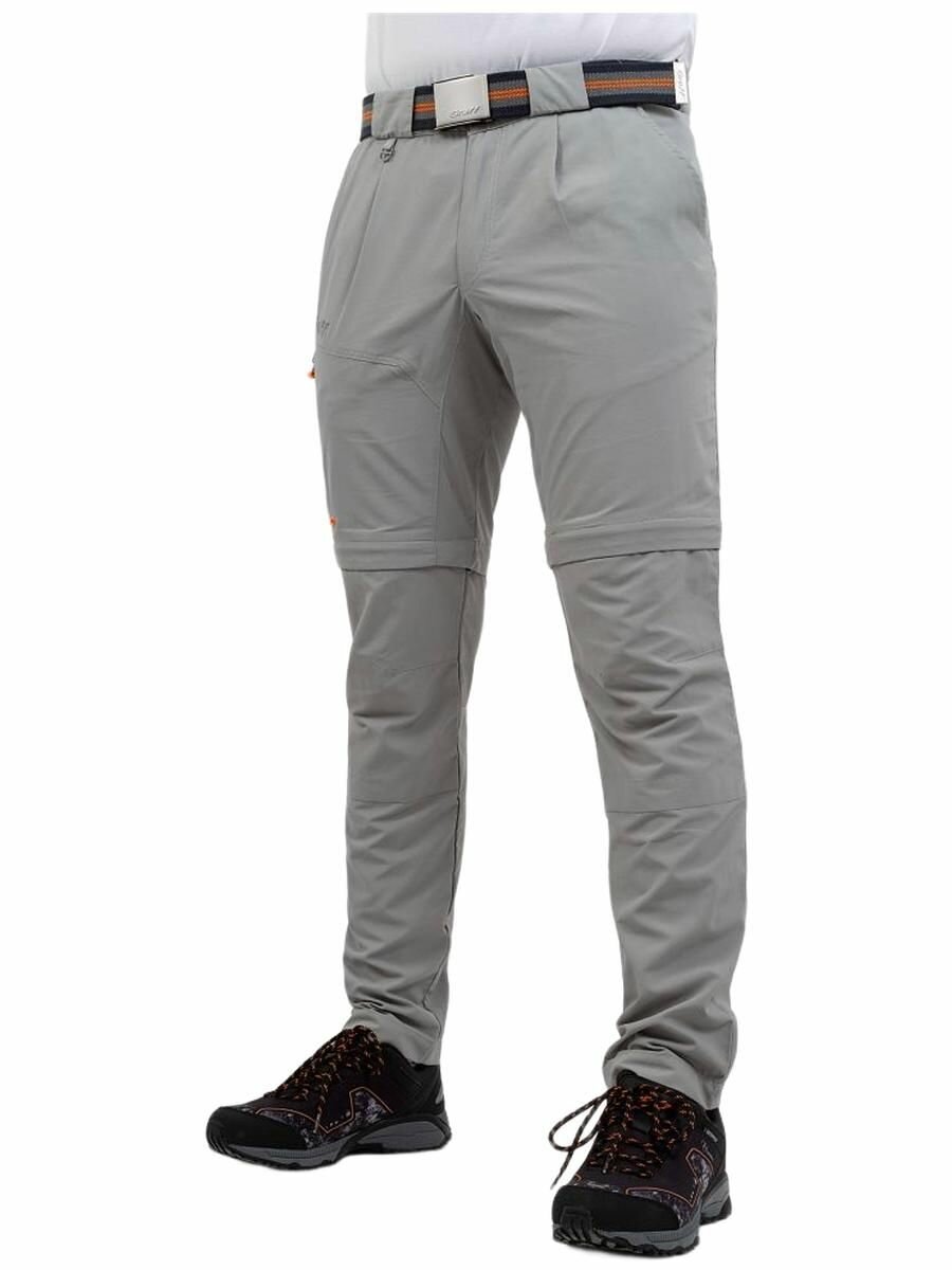 Брюки-шорты рыболовные GRAFF с УФ-защитой UPF50 707-CL-10/XL рост 182-188 серые размер 52