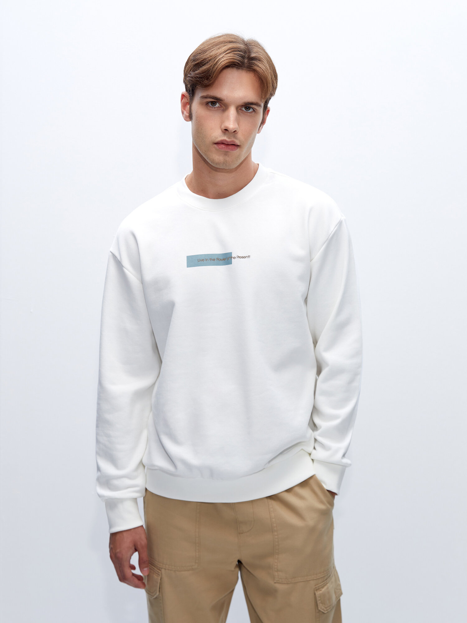 Свитшот спортивный LC Waikiki размер 3XL  ecru