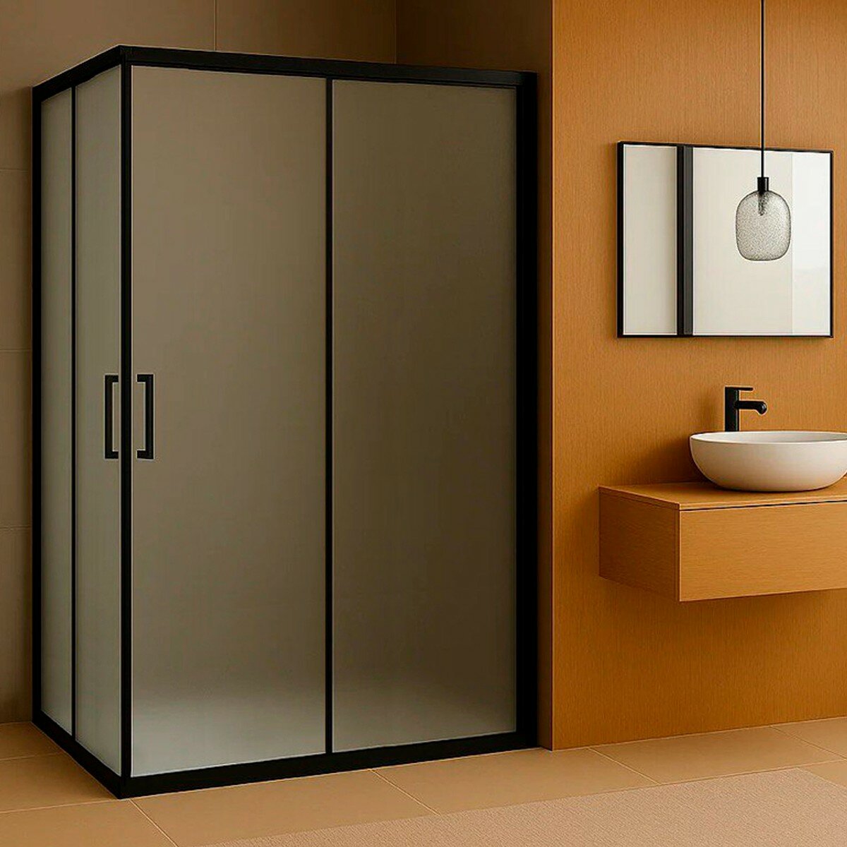 Душевой уголок Royal Bath HPD-C 95x115 RB95115HPD-C матовое без поддона