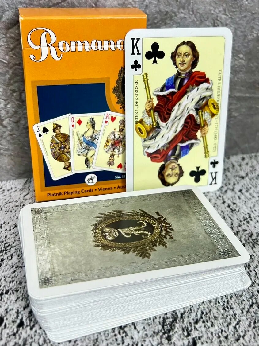 Игральные карты Романовы (Romanou), Piatnik 54 шт.
