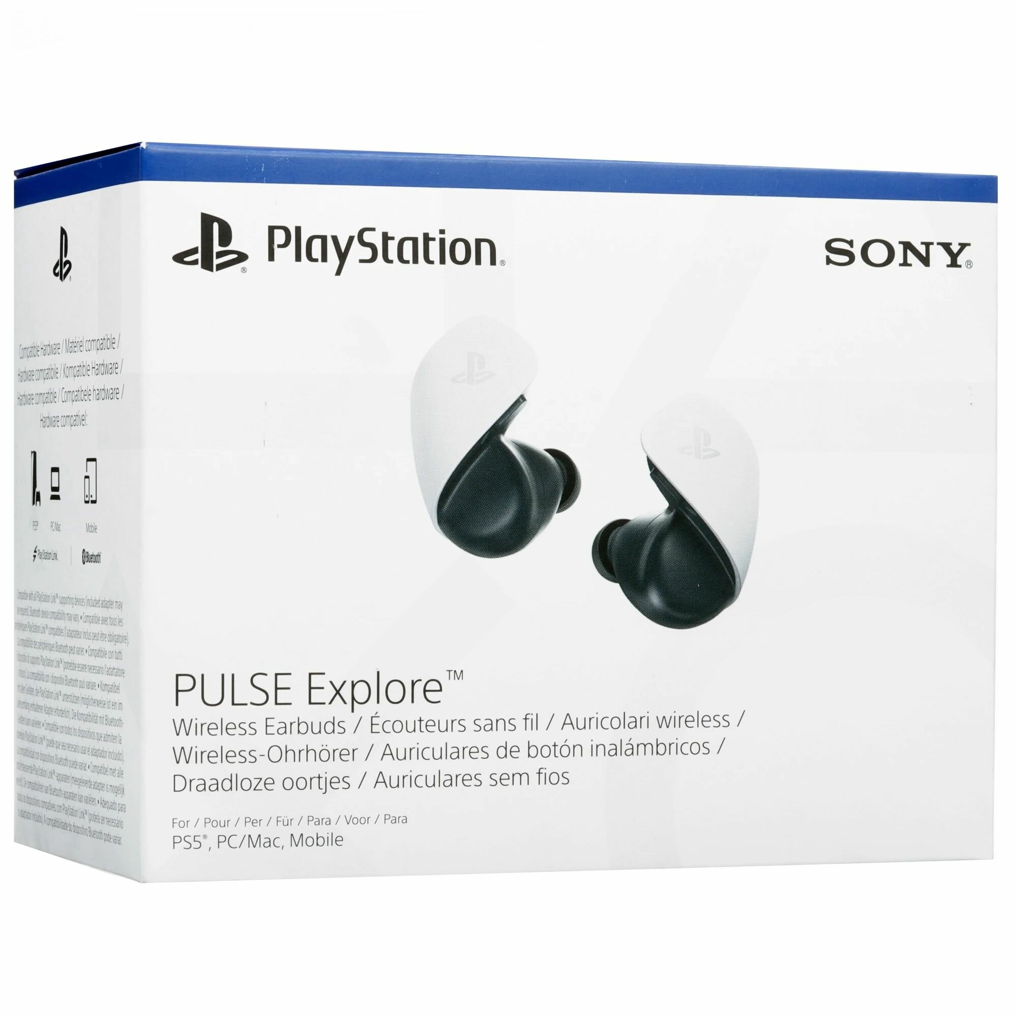 Наушники Sony PlayStation Pulse Explore, беспроводные, шумоподавление, белые