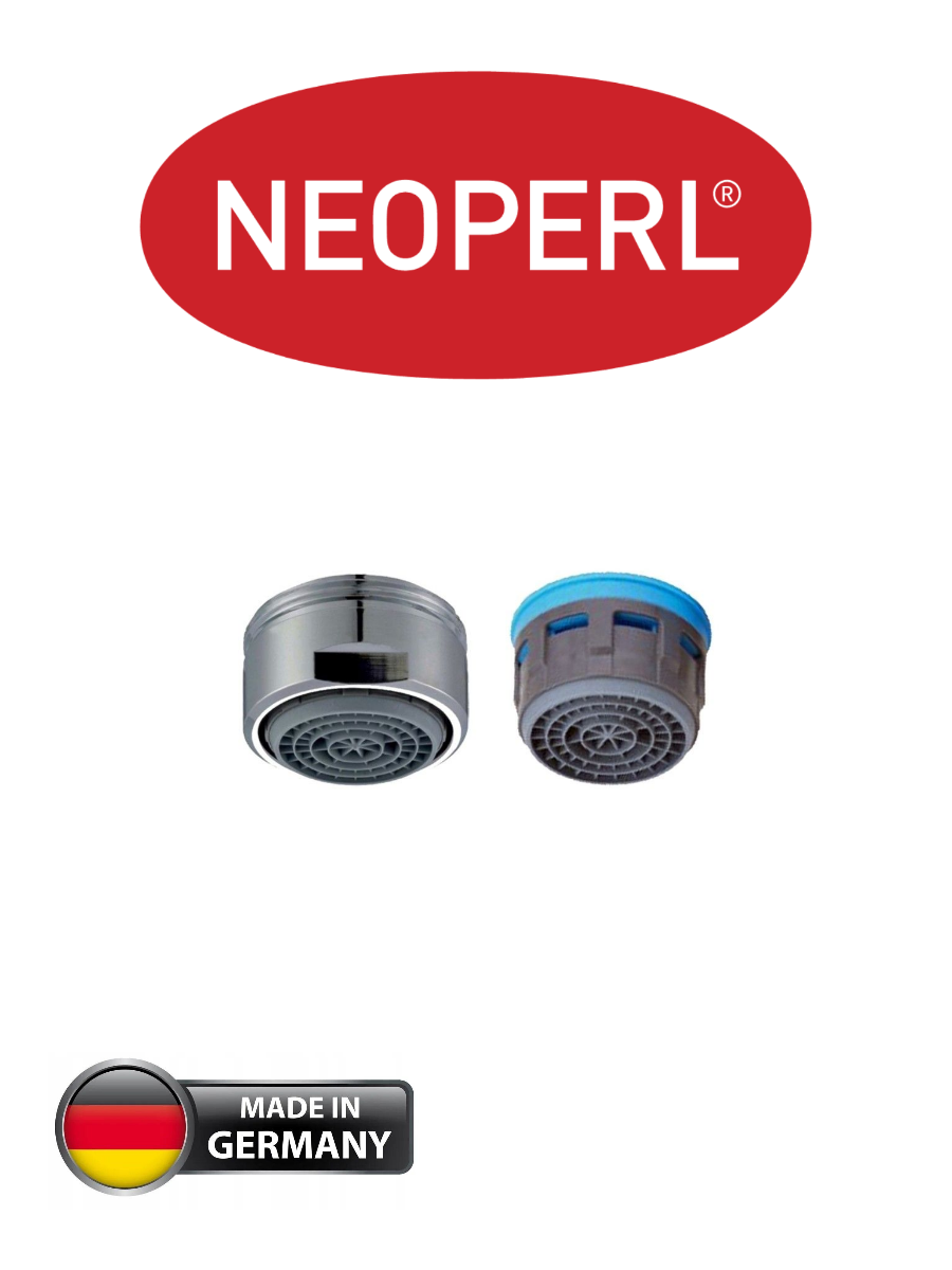 Аэратор Neoperl Perlator Германия M24x1 кухня, ванна, умывальник, хром