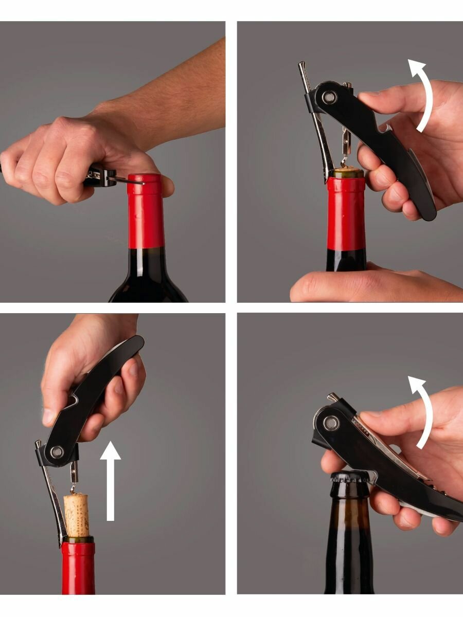 Штопор для вина механический рычажный Vacu Vin — фото 1
