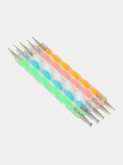 Набор дотсов для маникюра, моделирование, лепки из полимерной глины набор 5 шт — фото 1