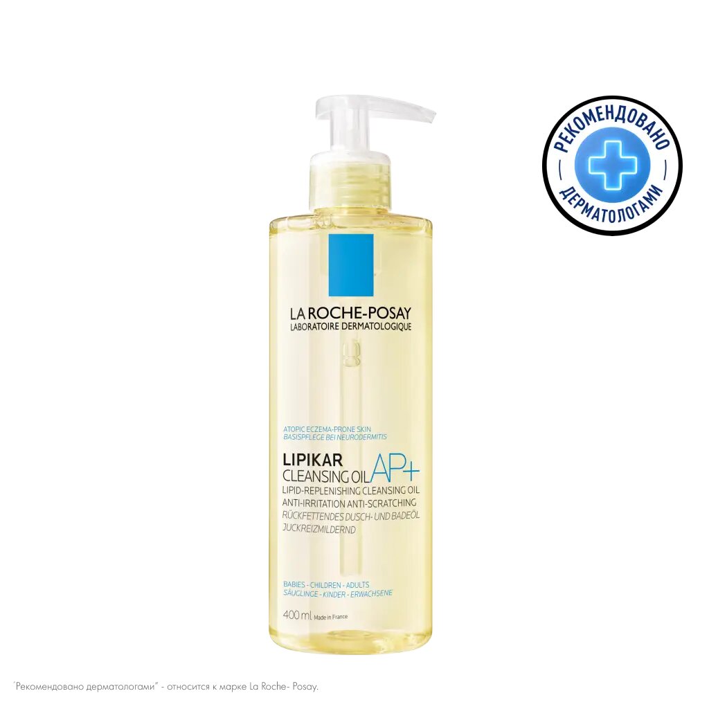 La Roche-Posay Lipikar Huile Lavante AP+ Масло очищающее для ванной и душа 400 мл 1 шт
