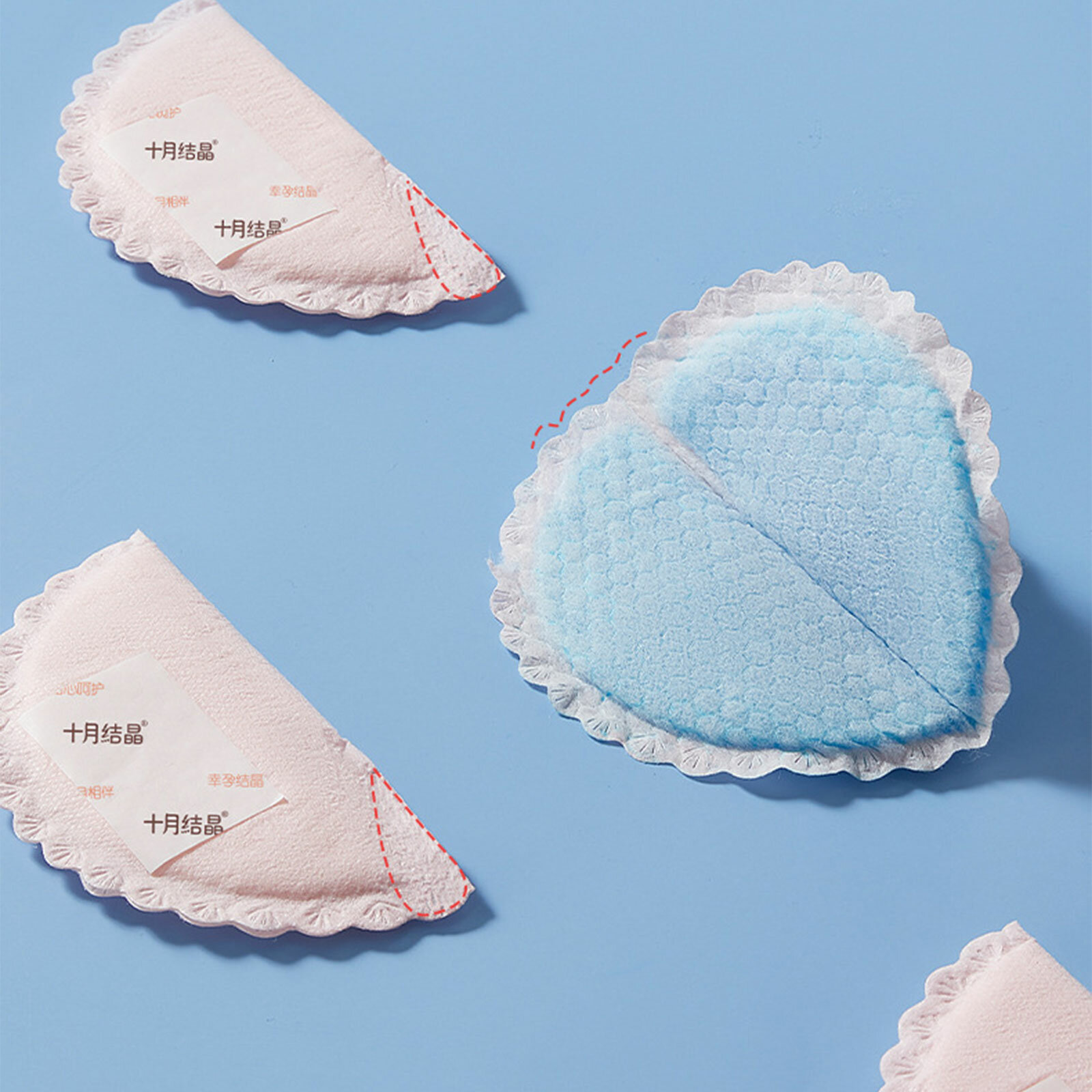 Изображение 30Pcs Disposable Nursing Pads for Breastfeeding Soft Breastfeeding Milk Pads