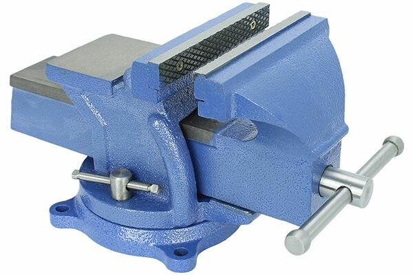 Тиски слесарные АВТОТОРГ AT53477 поворотные ширина губок 150мм