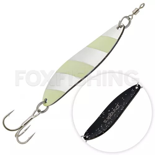 Блесна колеблющаяся Daiwa Chinook S 5,3см. 10гр. Zebra glow /GXY