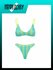 YUKARI SWIM Two Piece Swimsuit Women's Blue & Yellow 42-44