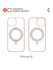 Чехол COMMO Hoop для Apple iPhone 15, с держателем-кольцом, Льнян...