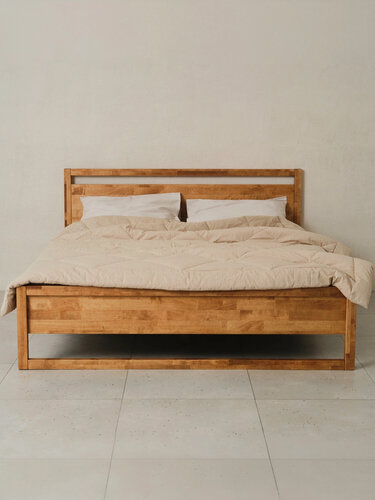 Изображение товара Кровать односпальная деревянная Next 90х200, без основания, из массива березы, Равновесие