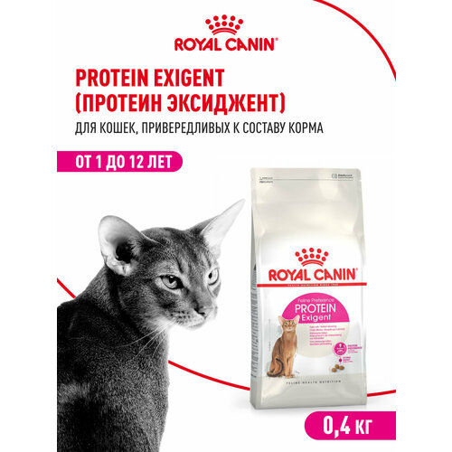 Корм для кошек Royal Canin Protein Exigent (Протеин Экзиджент) Корм сухой сбалансированный для привередливых взрослых кошек, 0,4кг