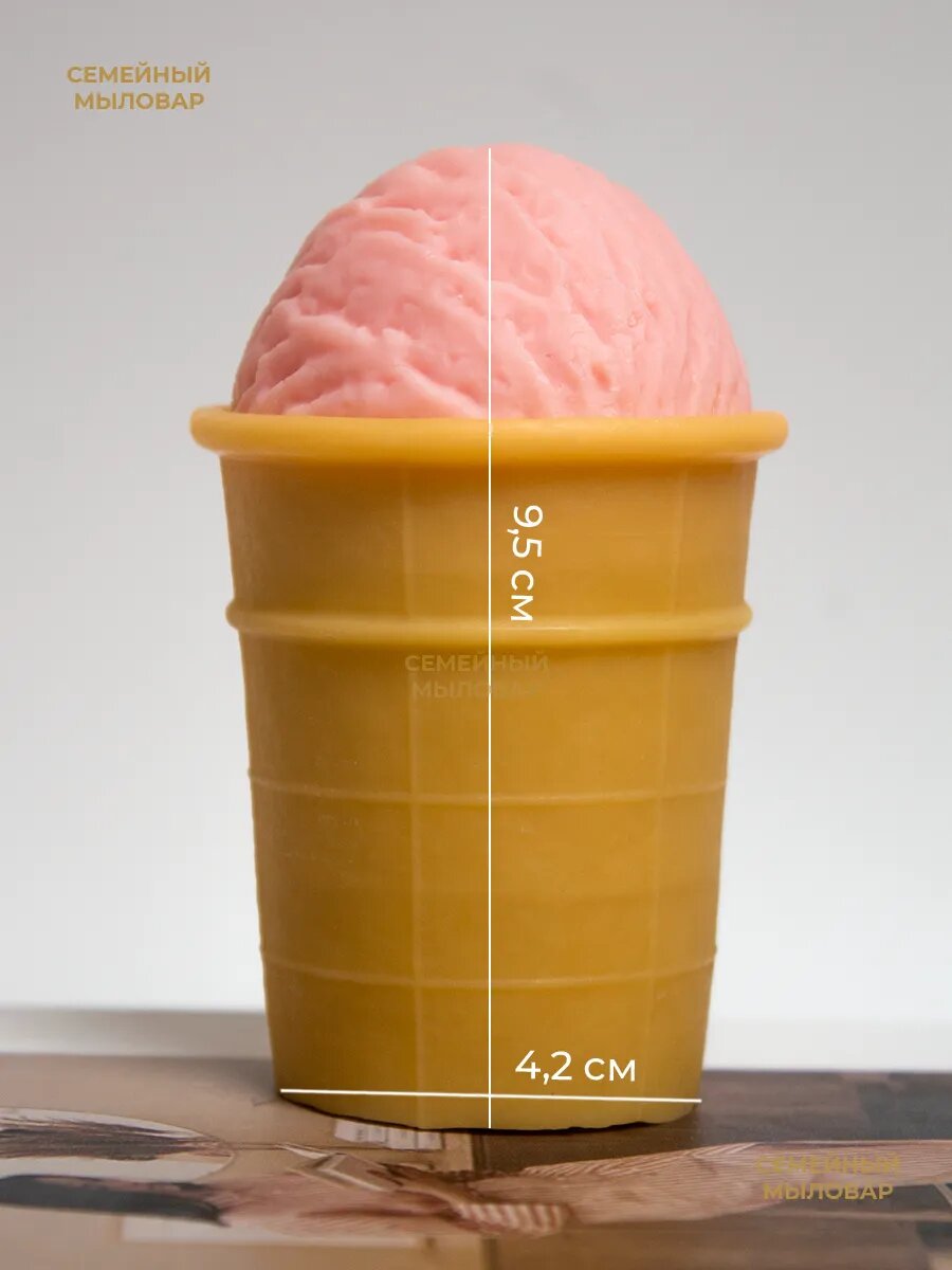 Силиконовый молд для свечей и мыла / Мороженое — фото 1