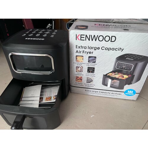 Аэрогриль электрический 10литров с сенсорной панелью 2400 Вт черно 8348₽