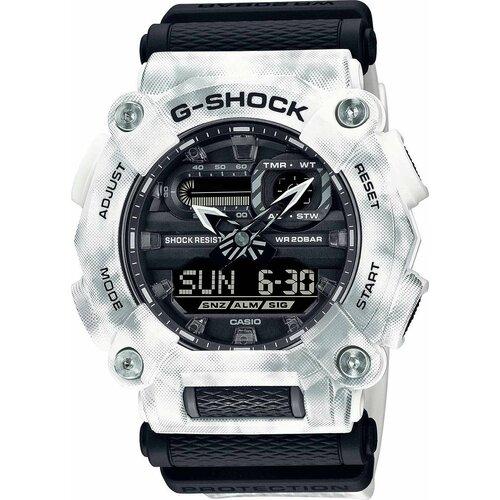 фото Наручные часы casio, белый, черный
