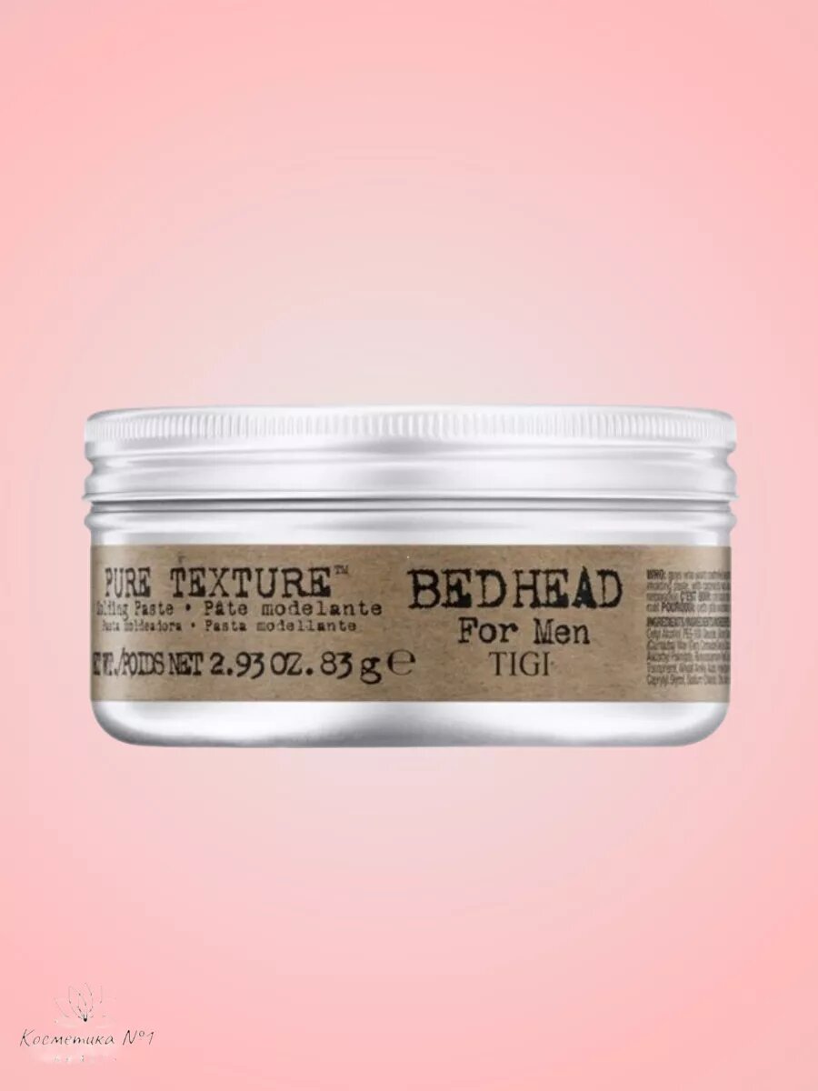 BED HEAD FOR MEN PURE TEXTURE Моделирующая паста 83 гр