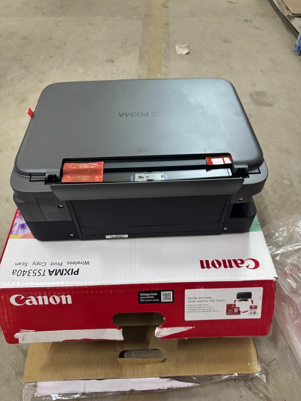 МФУ струйный Canon Pixma TS5340A цветная печать, A4, цвет че — фото 1