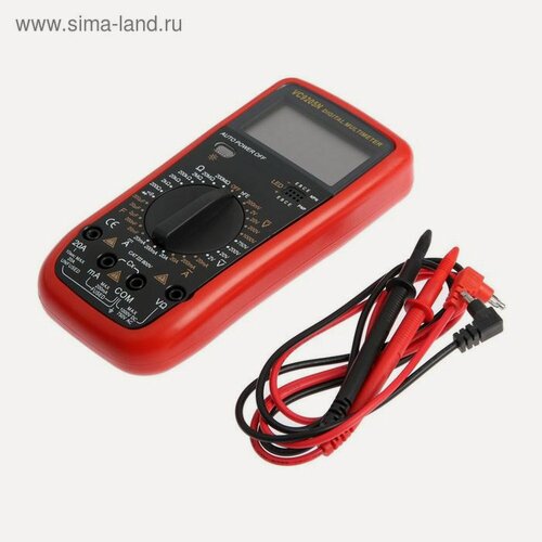 Изображение товара Мультиметр тундра, VC9205N, ACV/DCV, ACA/DCA, 200-200MΩ, 20nF-200mF, прозвон
