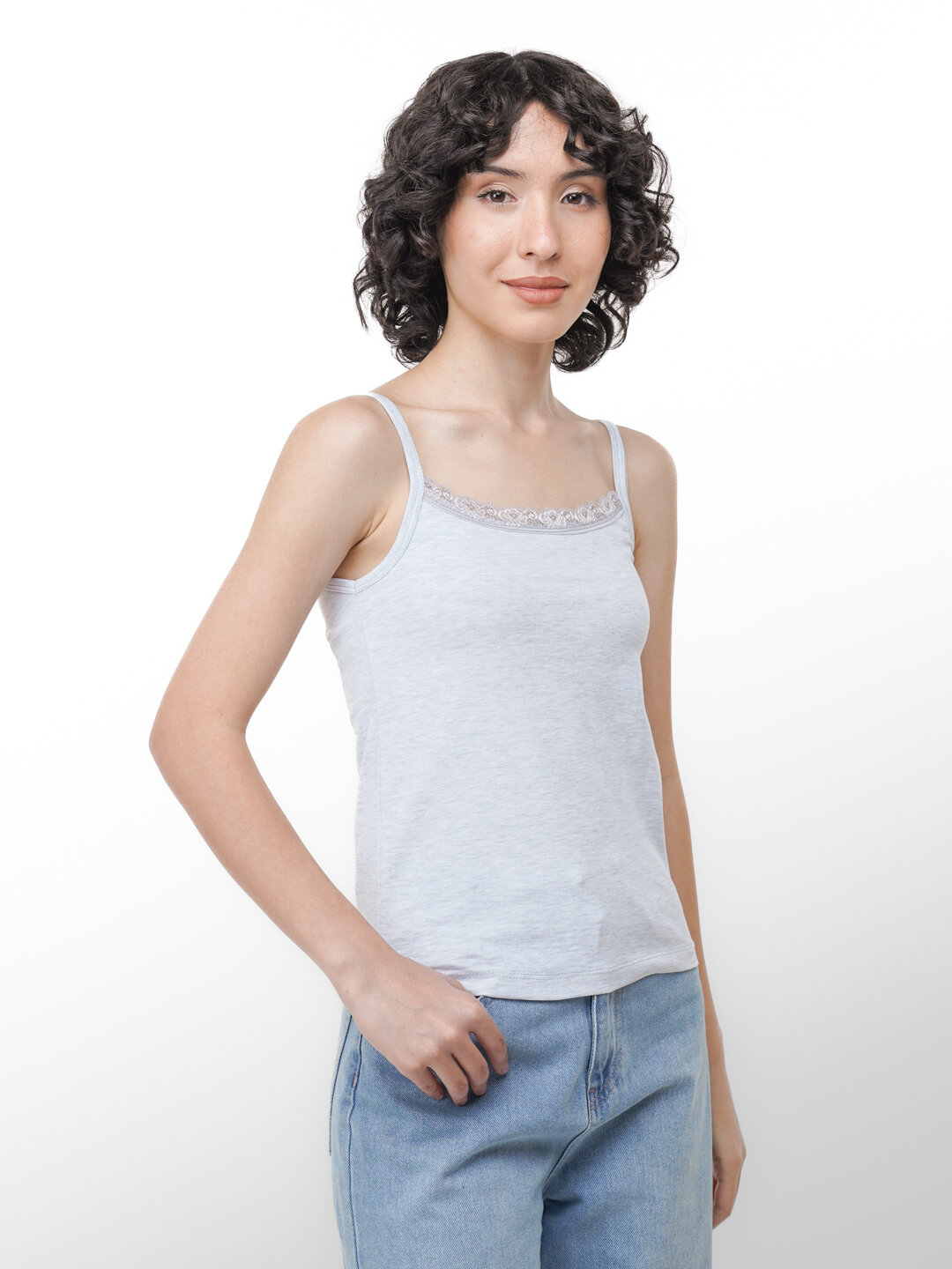 Майка спортивная L, 1 шт., размер L, Серый "California" — фото 1