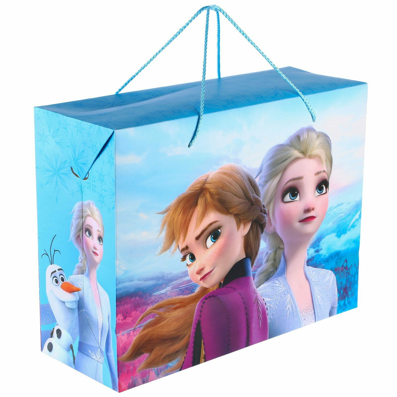 Пакет-коробка для девочек, Disney Холодное сердце, 40х30х15 см
