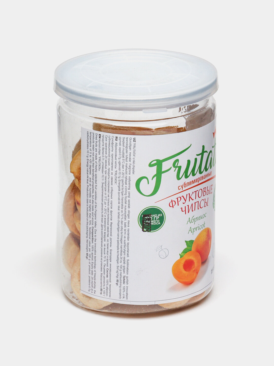 Фрутата, Сублимированный Абрикос 60 гр — фото 1