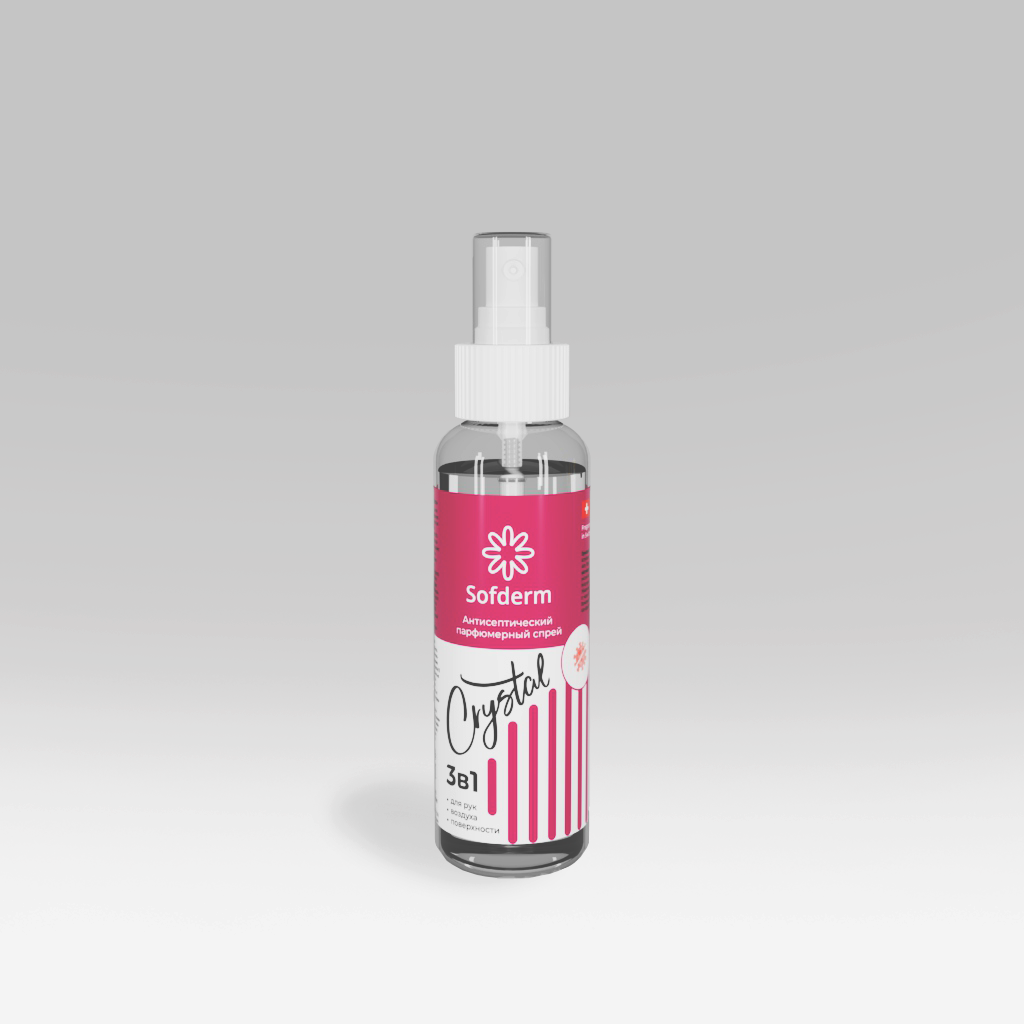 Антисептик для рук Sofderm Crystal 200ml С парфюмированным ароматом